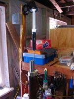 Epoxy resin is injected