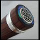 Brazilian Kingwood Flute, Headplug with Silver and Paya Inlay