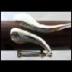 Brazilian Kingwood Flute, Long-F and G-Sharp Key detail